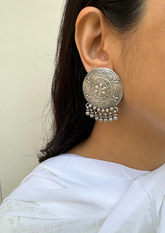 Ishani Silver Earrings