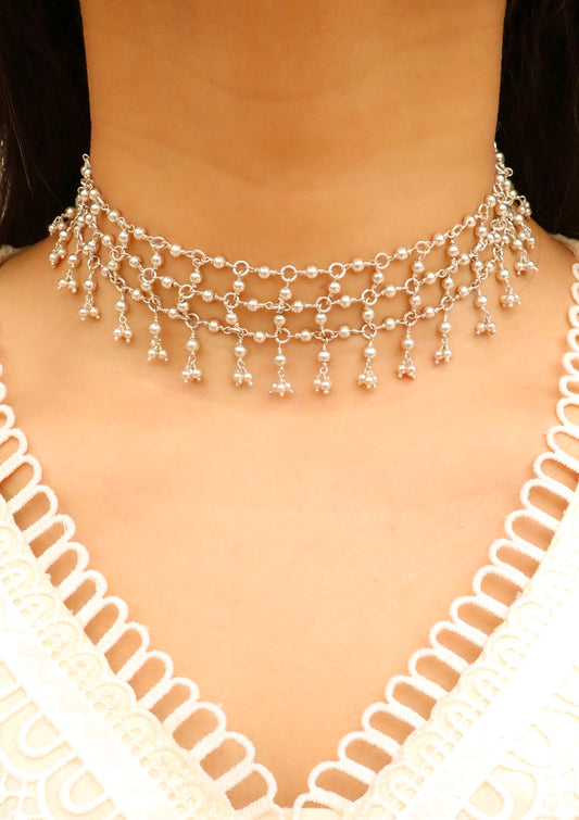 Maya Sterling Silver Necklace