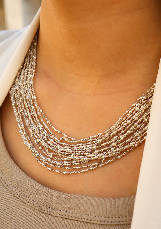 Sitara Sterling Silver Necklace