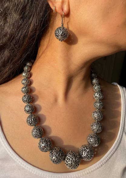 Aadhya Sterling Silver Necklace