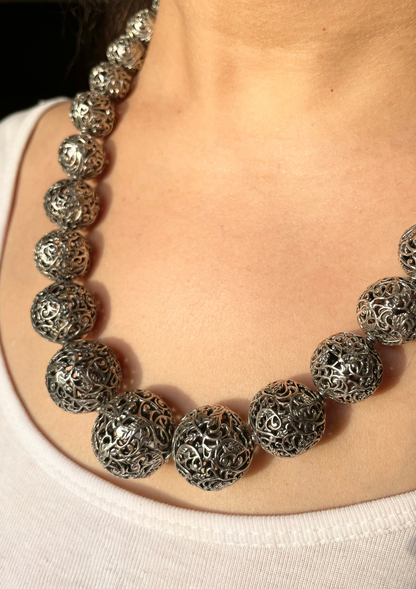 Aadhya Sterling Silver Necklace