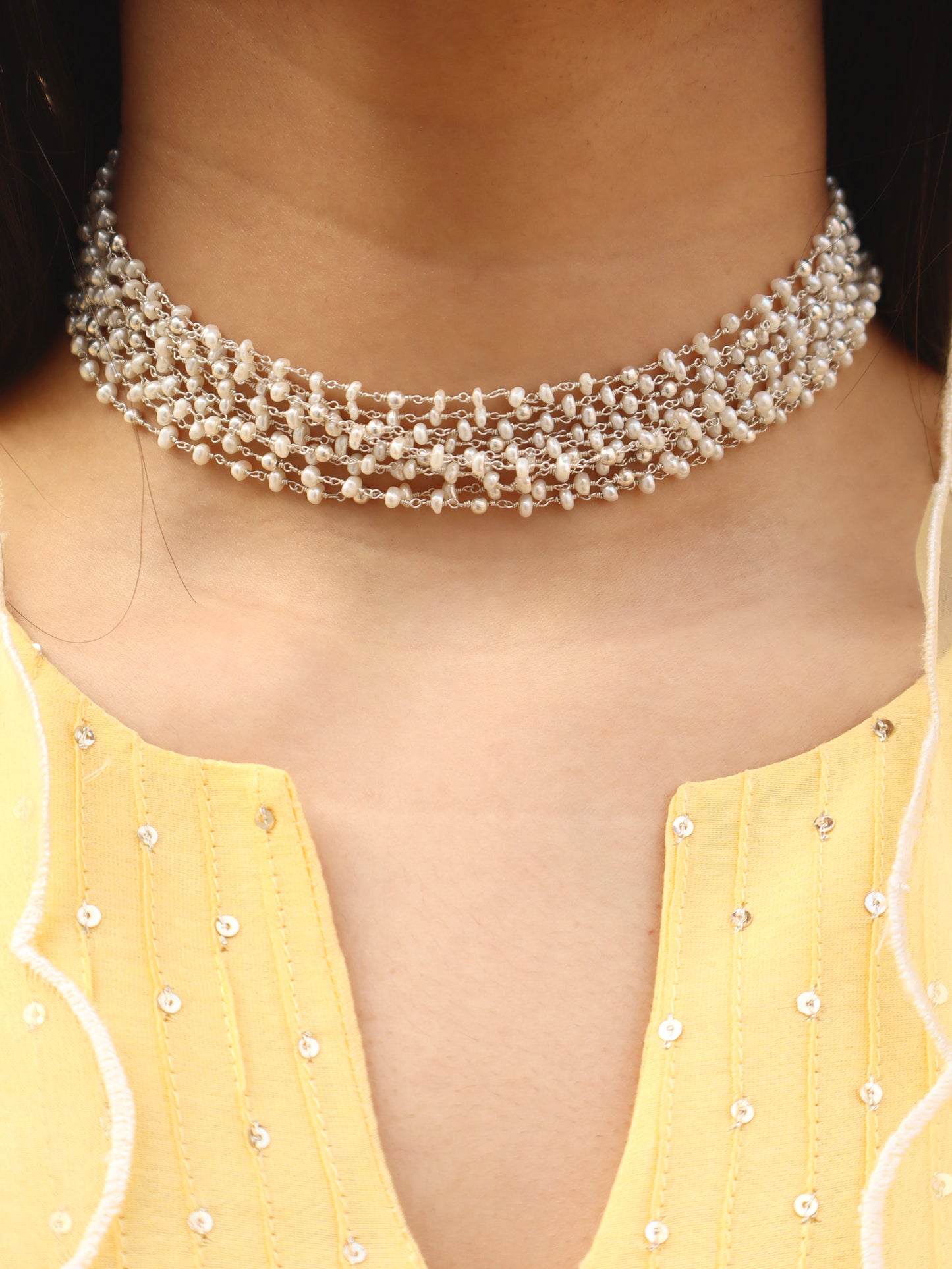 Pearl Choker Necklace