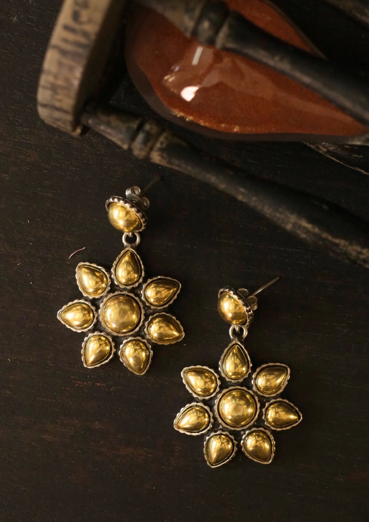 Gulnar Gold-Plated Earrings