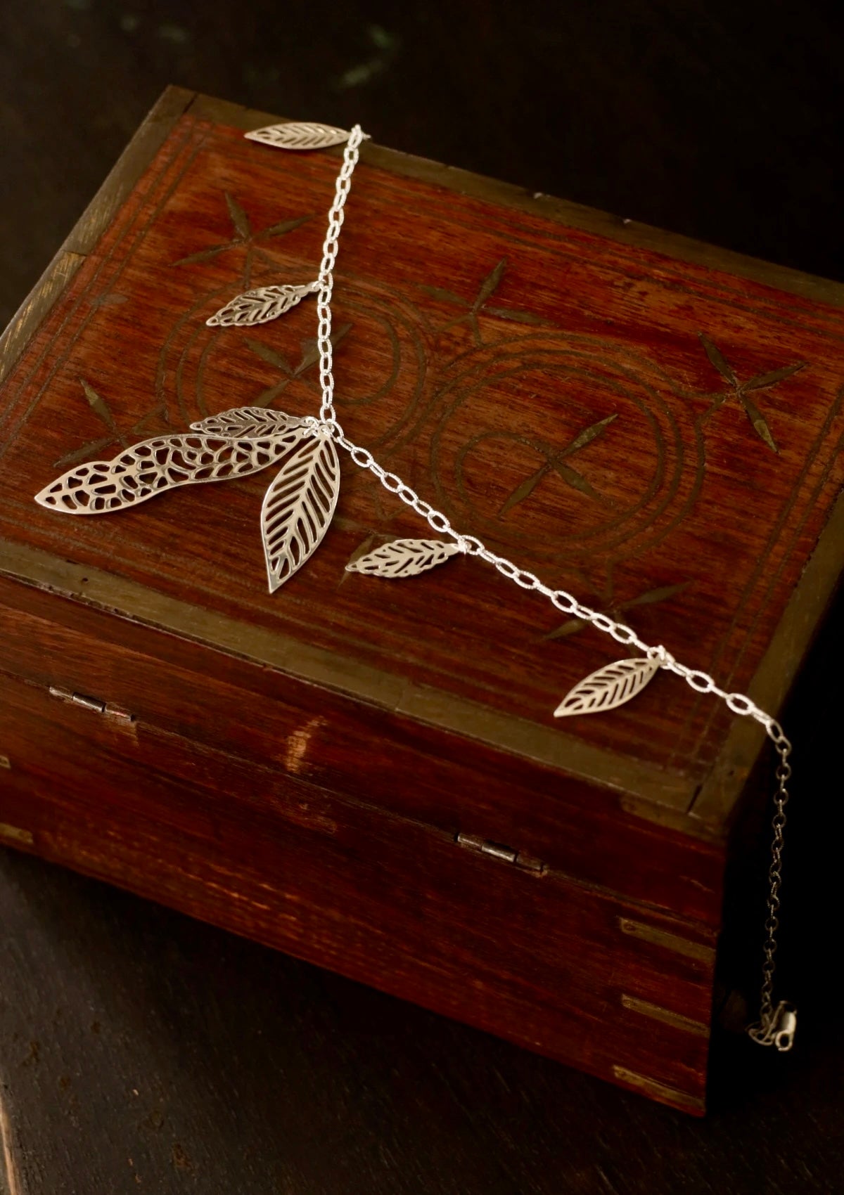 Leaf Silver Chain