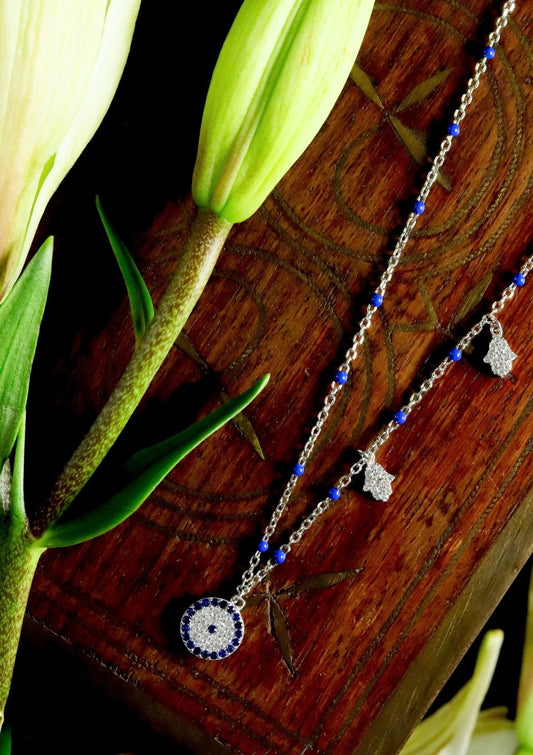 Hamsa Shield Necklace