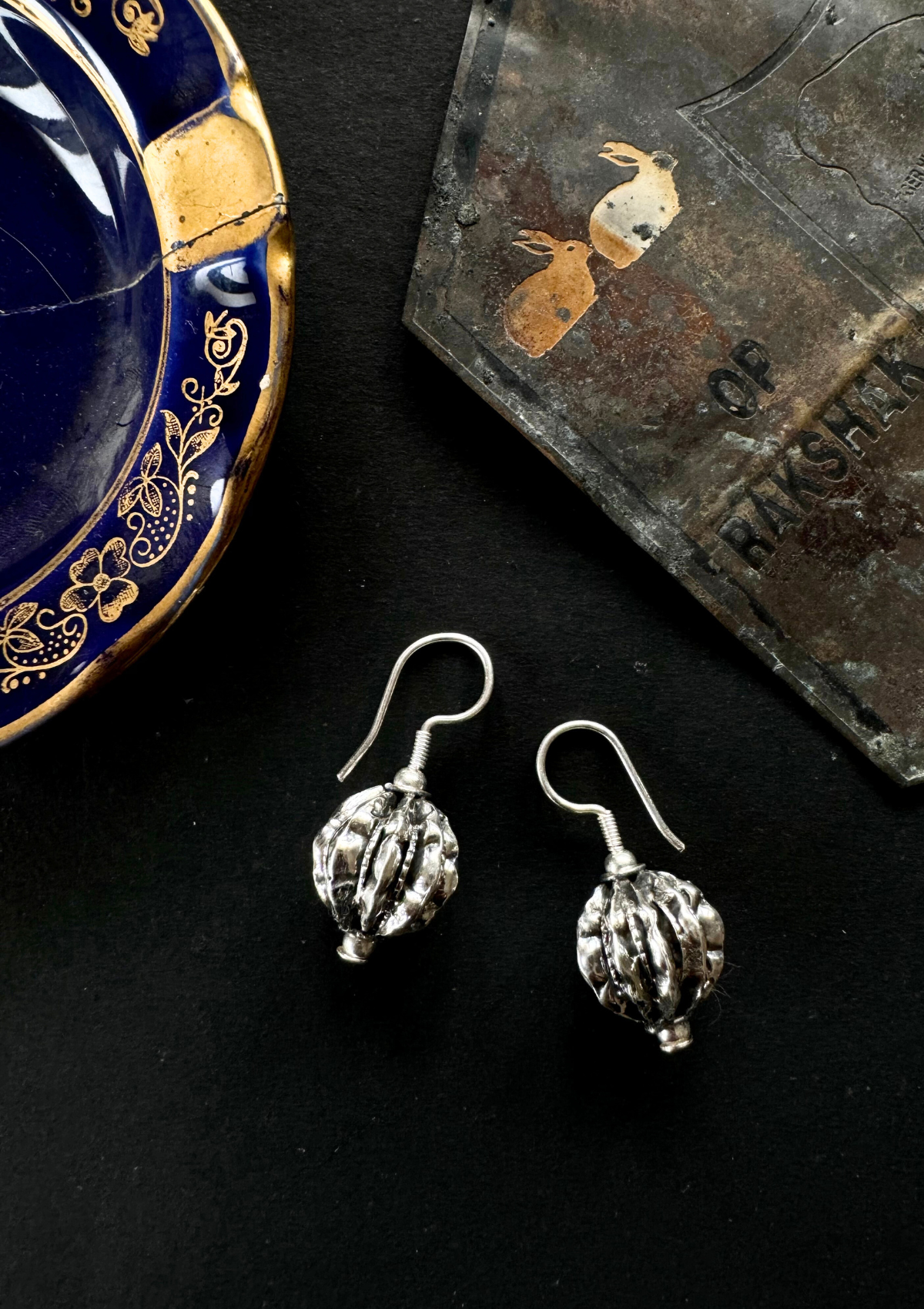 Melon Silver Earrings