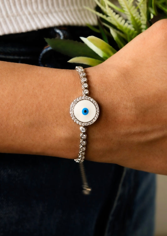 Evil Eye Tennis Bracelet