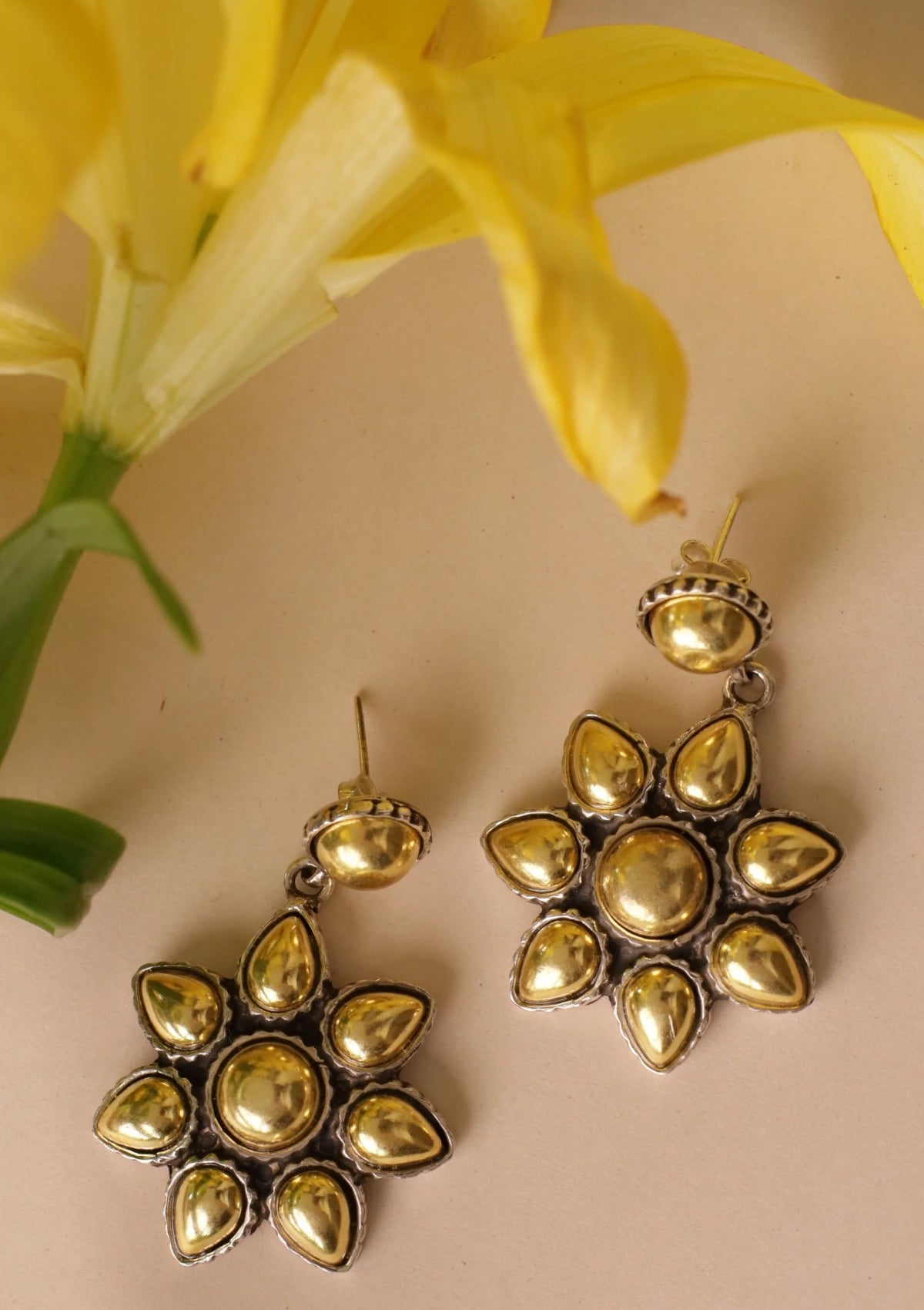 Gulnar Gold-Plated Earrings