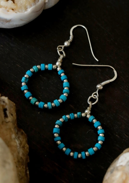 Aqua Turquoise Earrings