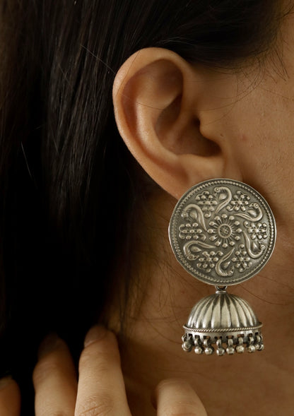 Roohi Silver Earrings