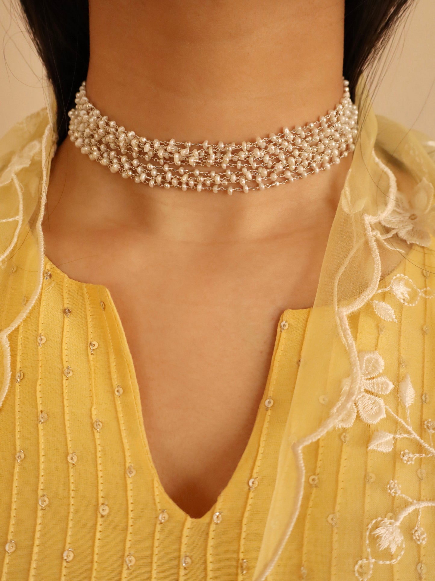 Pearl Choker Necklace