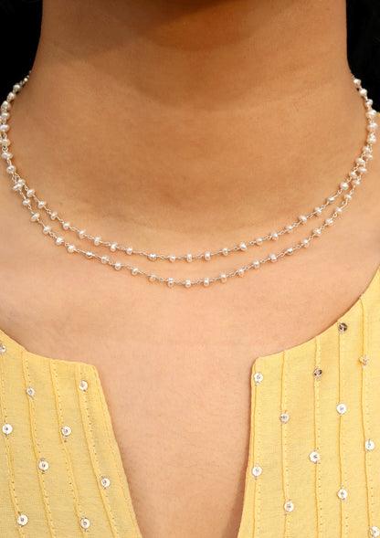 Pearl 2 line Chain