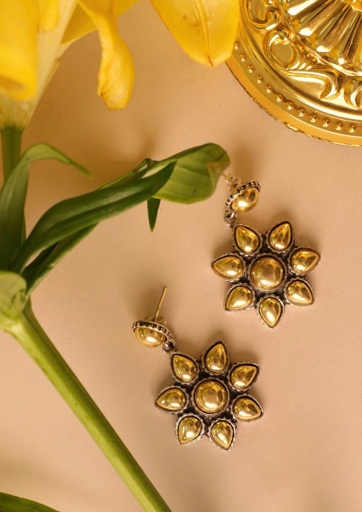 Gulnar Gold-Plated Earrings