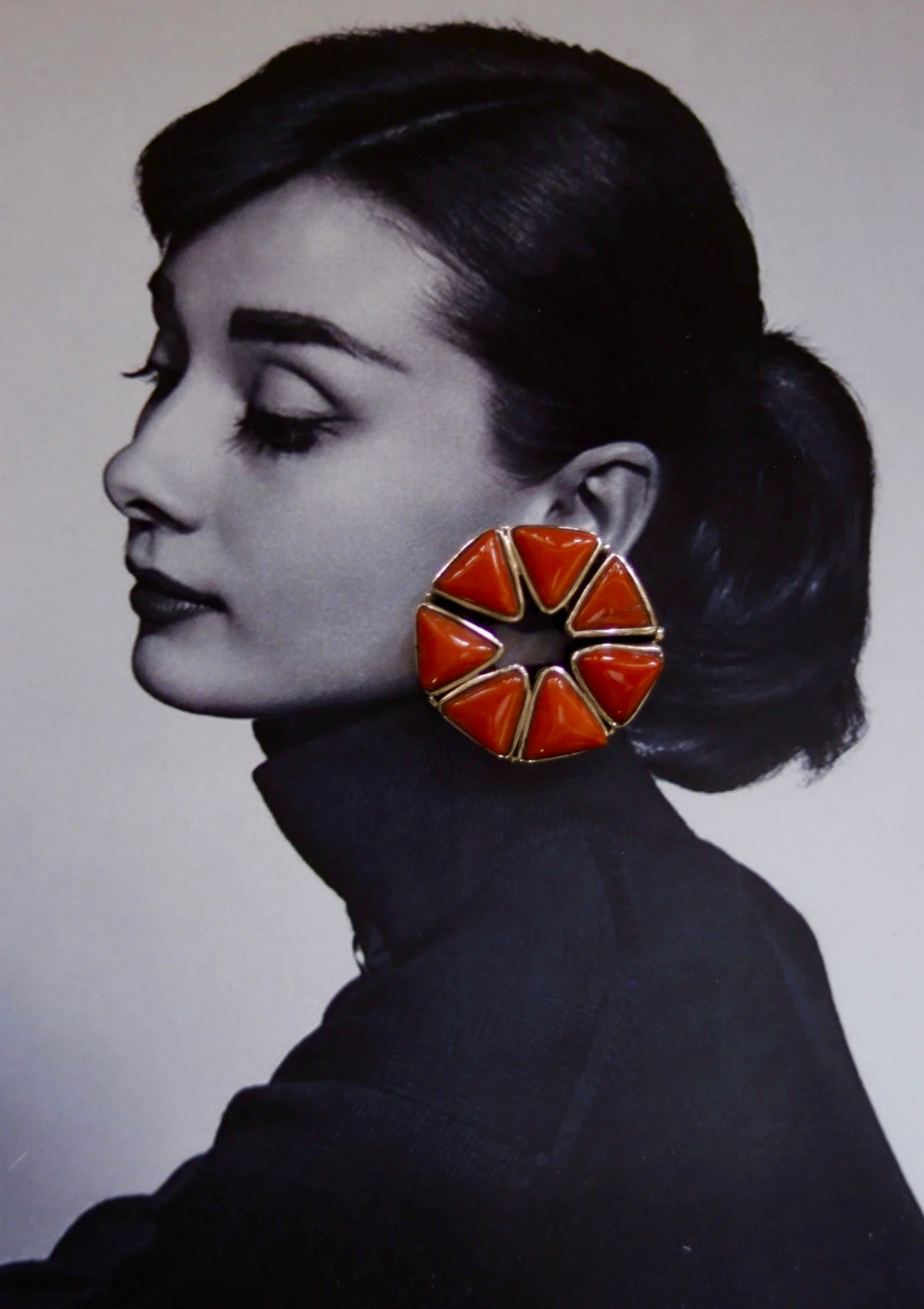 Tomato Coral Earrings