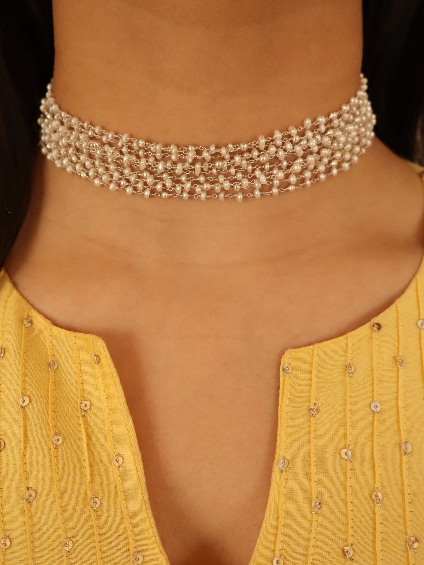 Pearl Choker Necklace