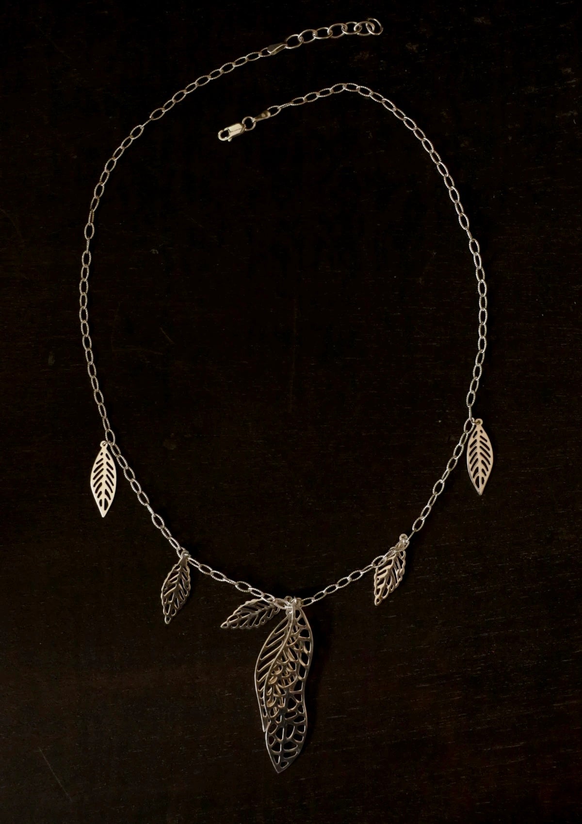 Leaf Silver Chain