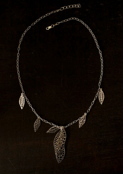 Leaf Silver Chain