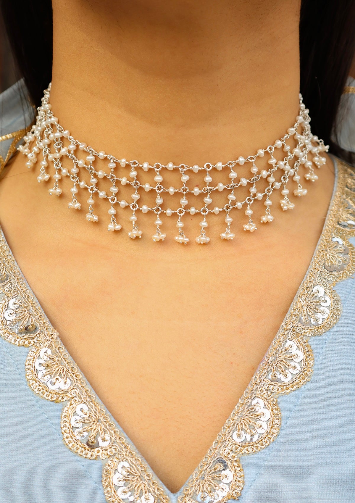 Raha Pearl Necklace