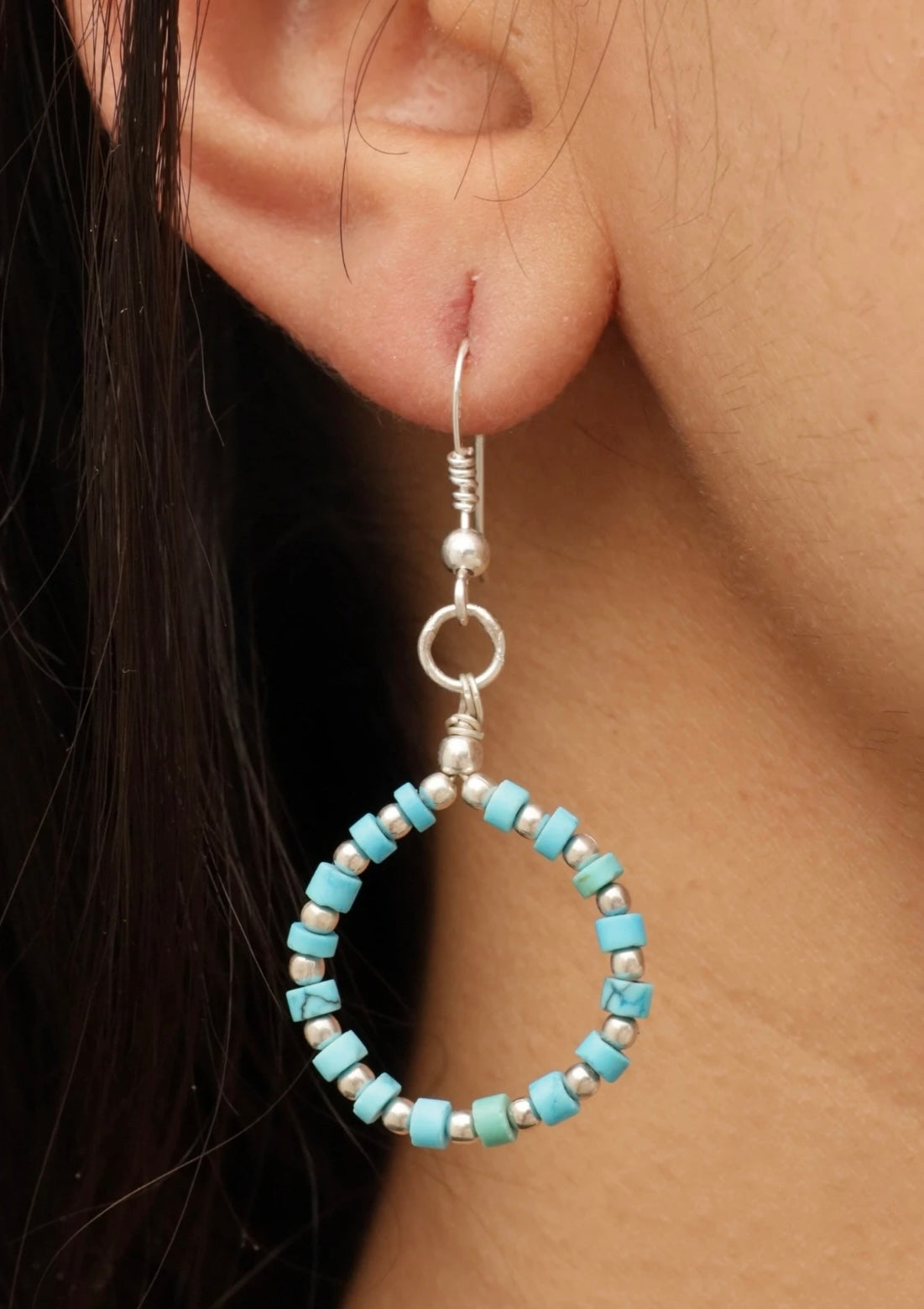 Aqua Turquoise Earrings