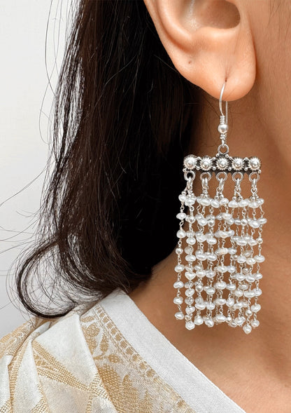 Waterfall Pearl Earrings