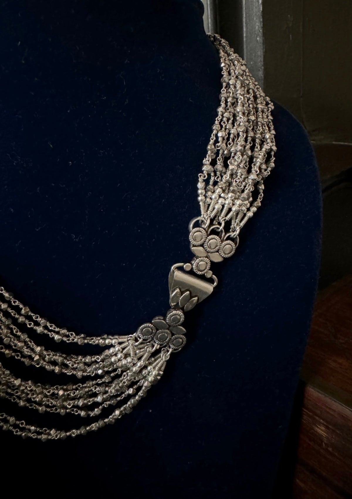 Chamak Sterling Silver Necklace