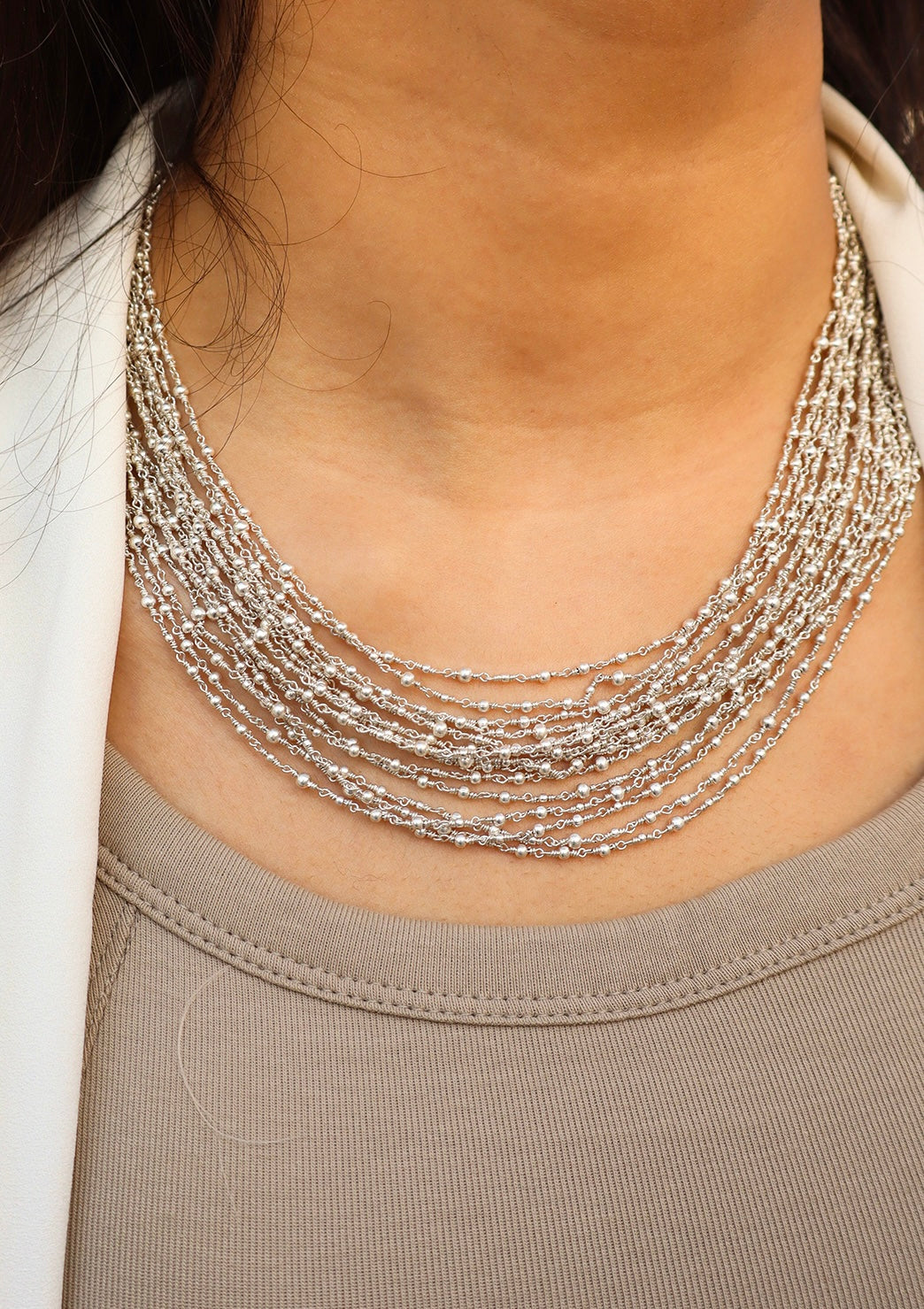 Sitara Sterling Silver Necklace