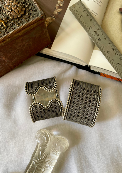 Meera Sterling Silver Cuff