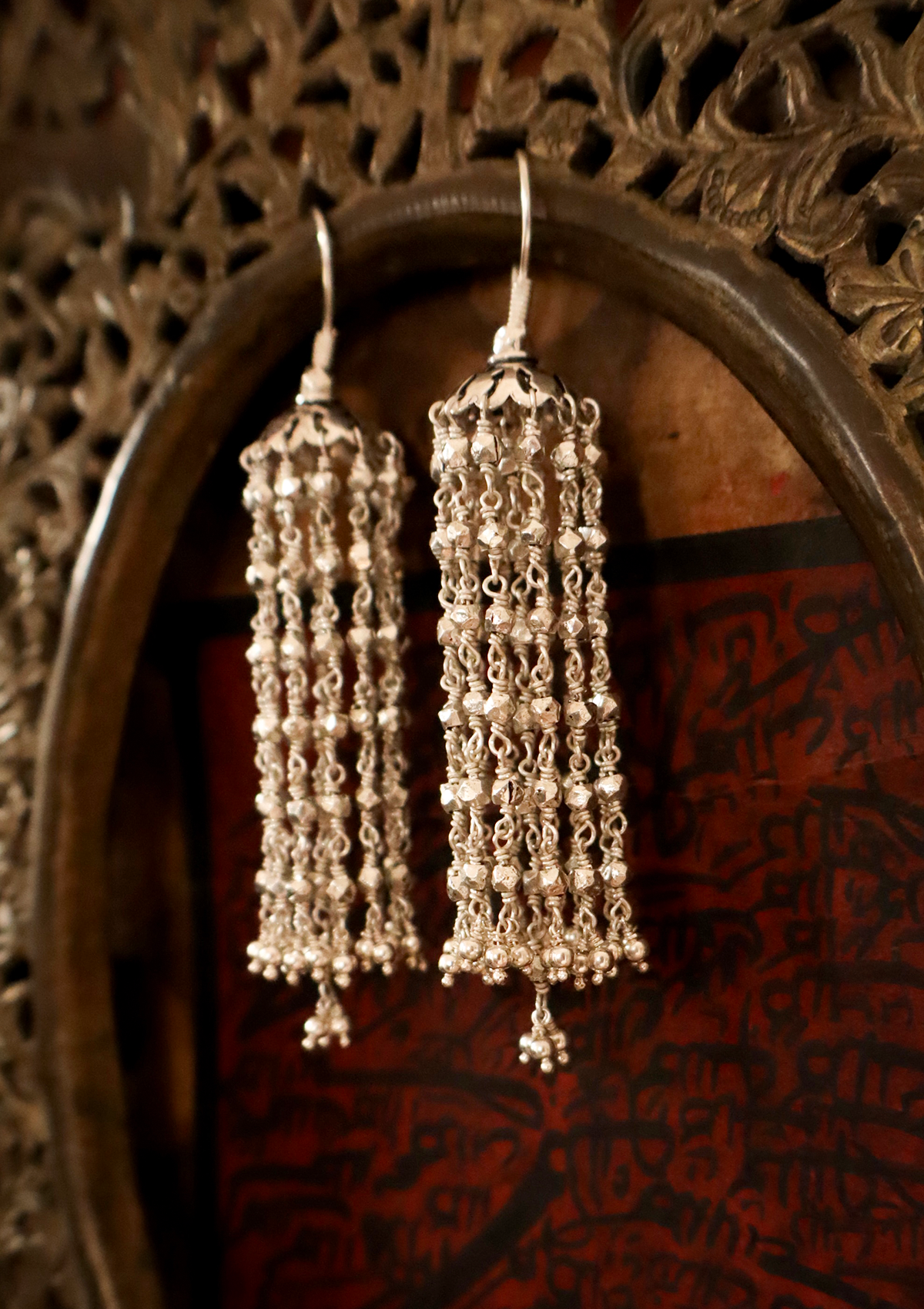 Chamak Sterling Silver Jhumka