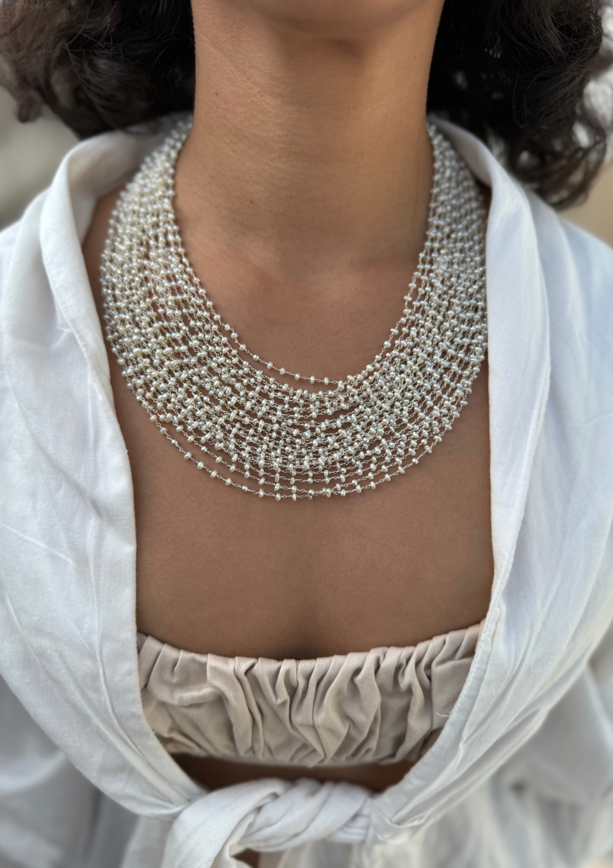 Pearl Haar Necklace