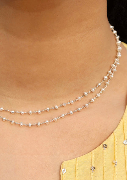 Pearl 2 line Chain