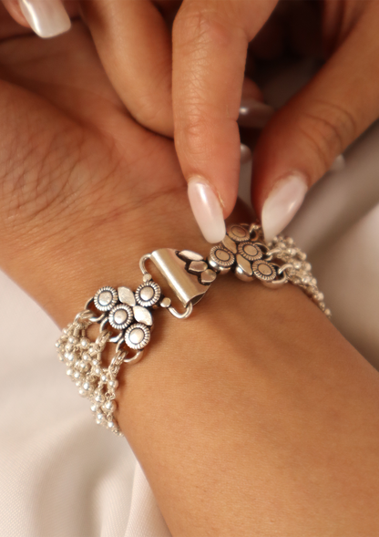 Sitara Sterling Silver Bracelet