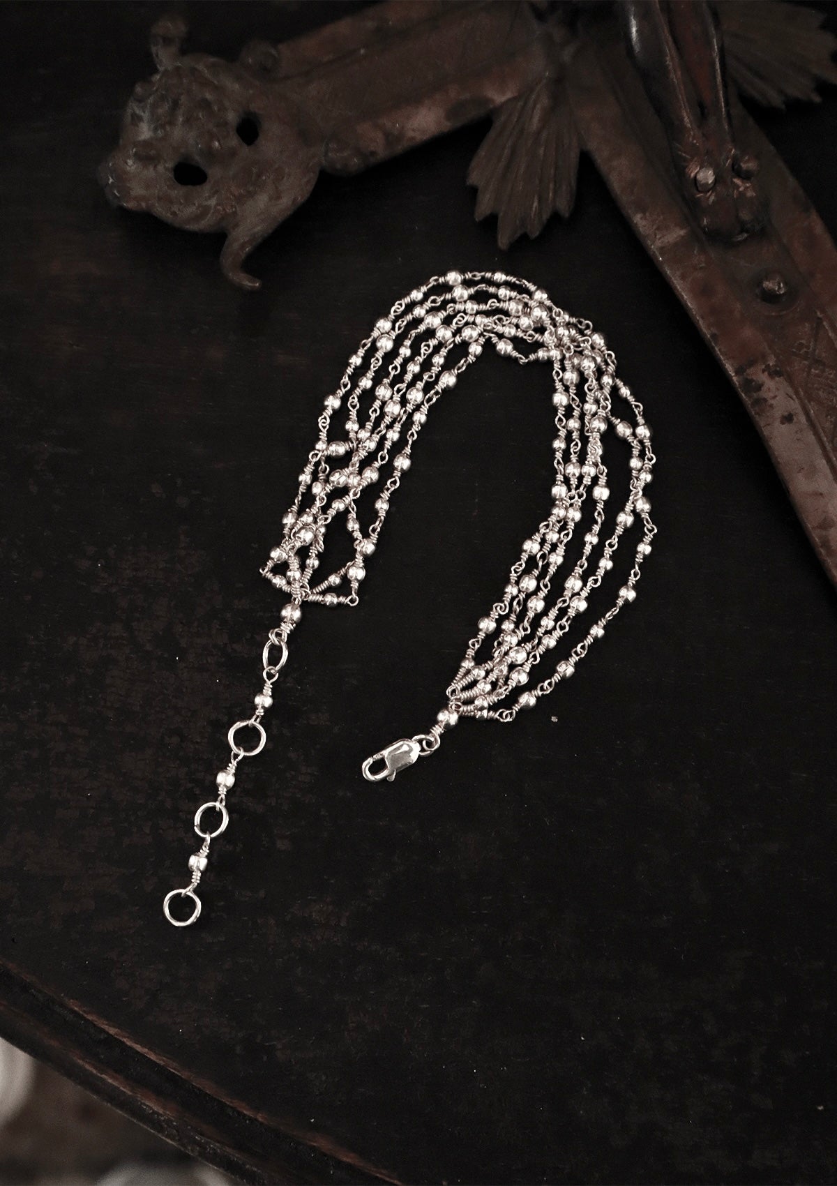 Sitara Silver 6 Line Bracelet