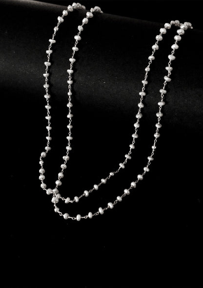 Pearl 2 line Chain