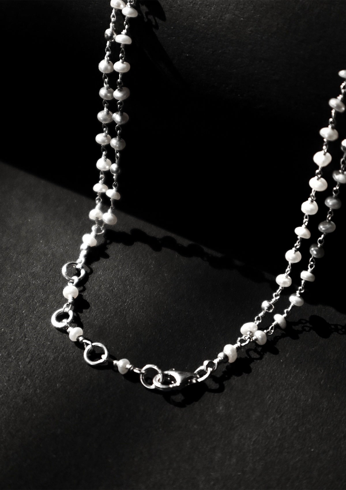 Pearl 2 line Chain