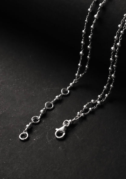 Sitara Silver 2 line Chain