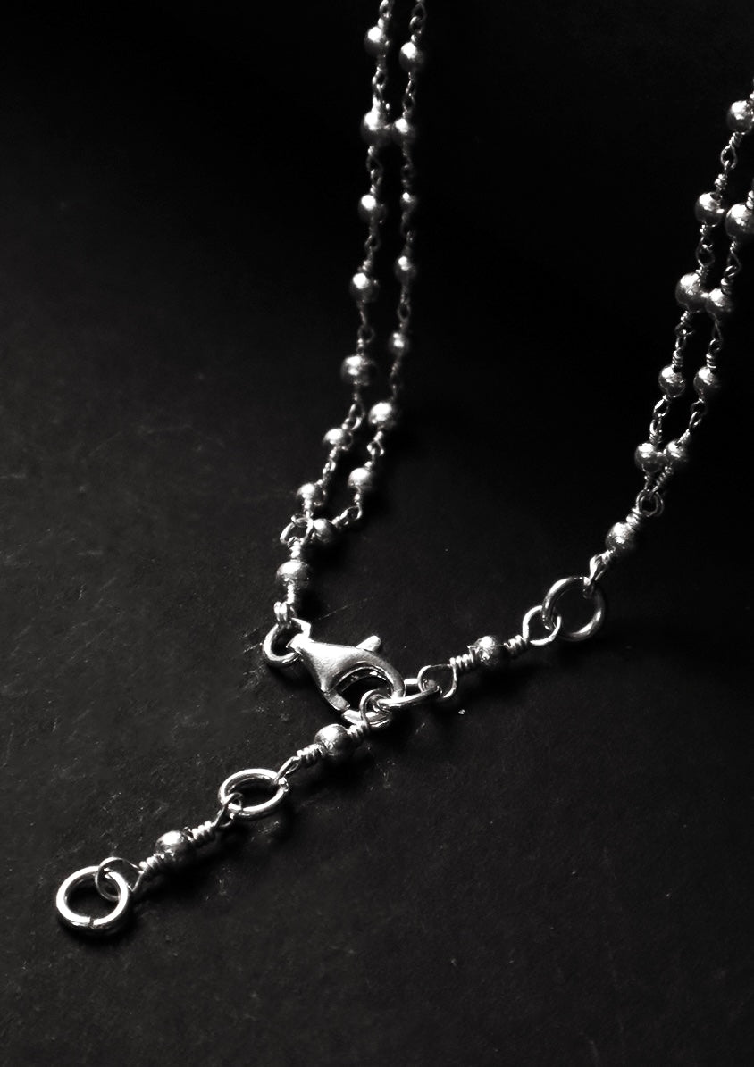 Sitara Silver 2 line Chain