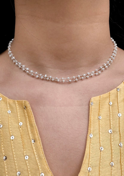 Pearl 2 line Chain