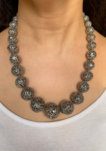 Aadhya Sterling Silver Necklace