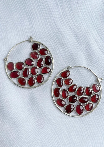 Bulbul Silver Earrings