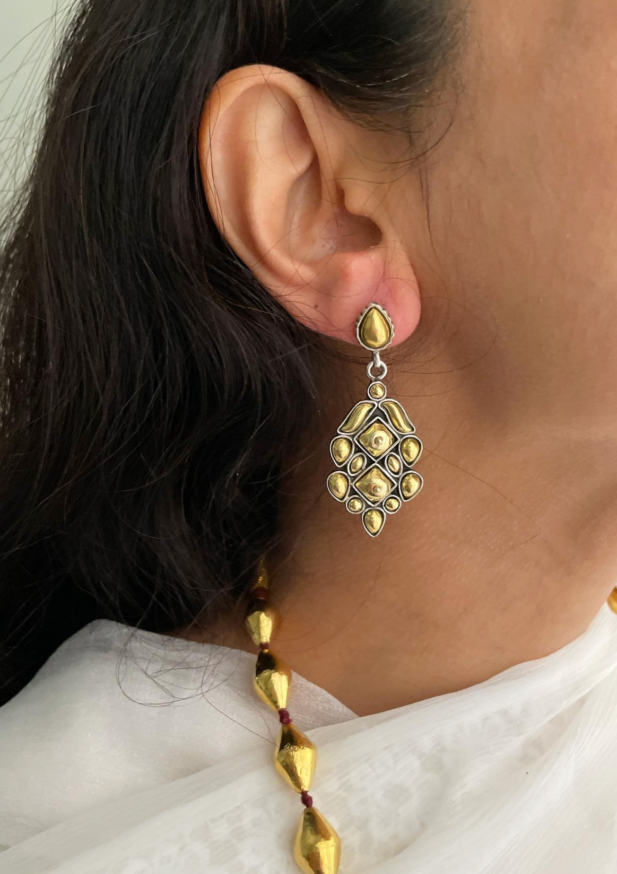 Kaif Gold Plated Earrings